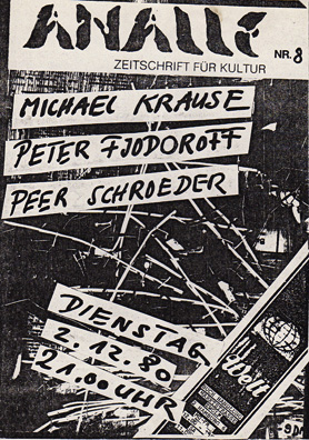 Lesung, Peter Fjodoroff, Michael Krause, Peer Schröder, Buch Handlung Welt