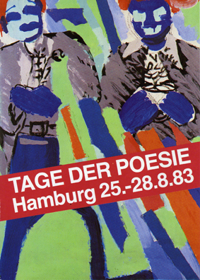 Hilka Nordhausen, Malerei, Hamburg, Tage der Poesie 1983